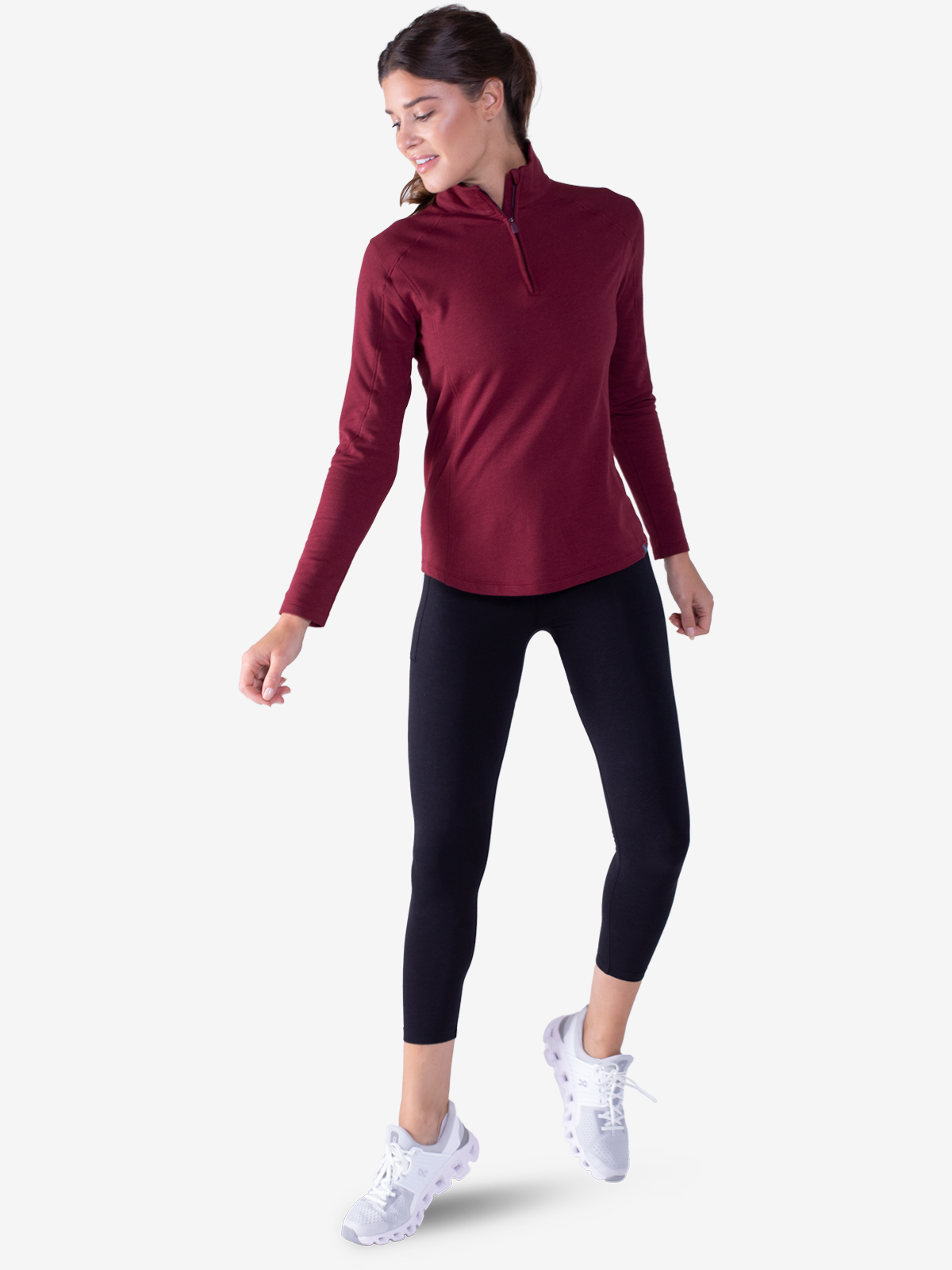 Apex Fleece Quarter Zip (Garnet)