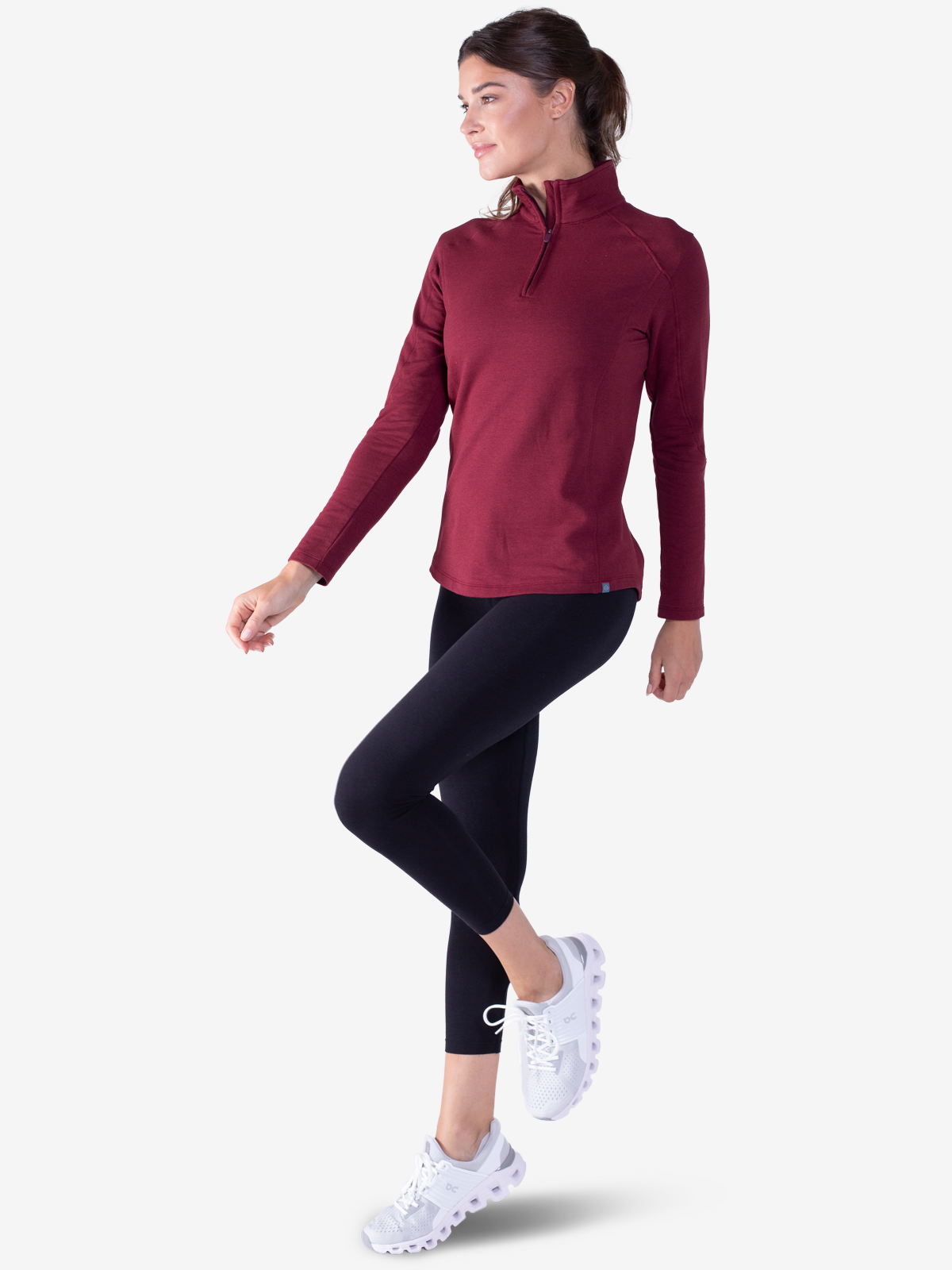 Apex Fleece Quarter Zip (Garnet)