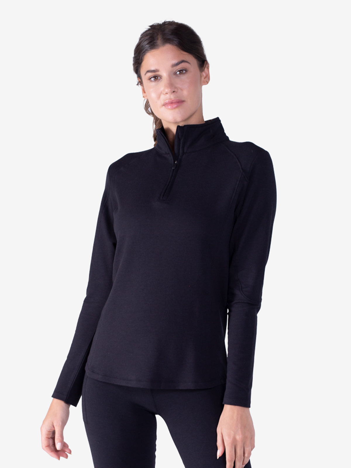 Apex Fleece Quarter Zip (Black)