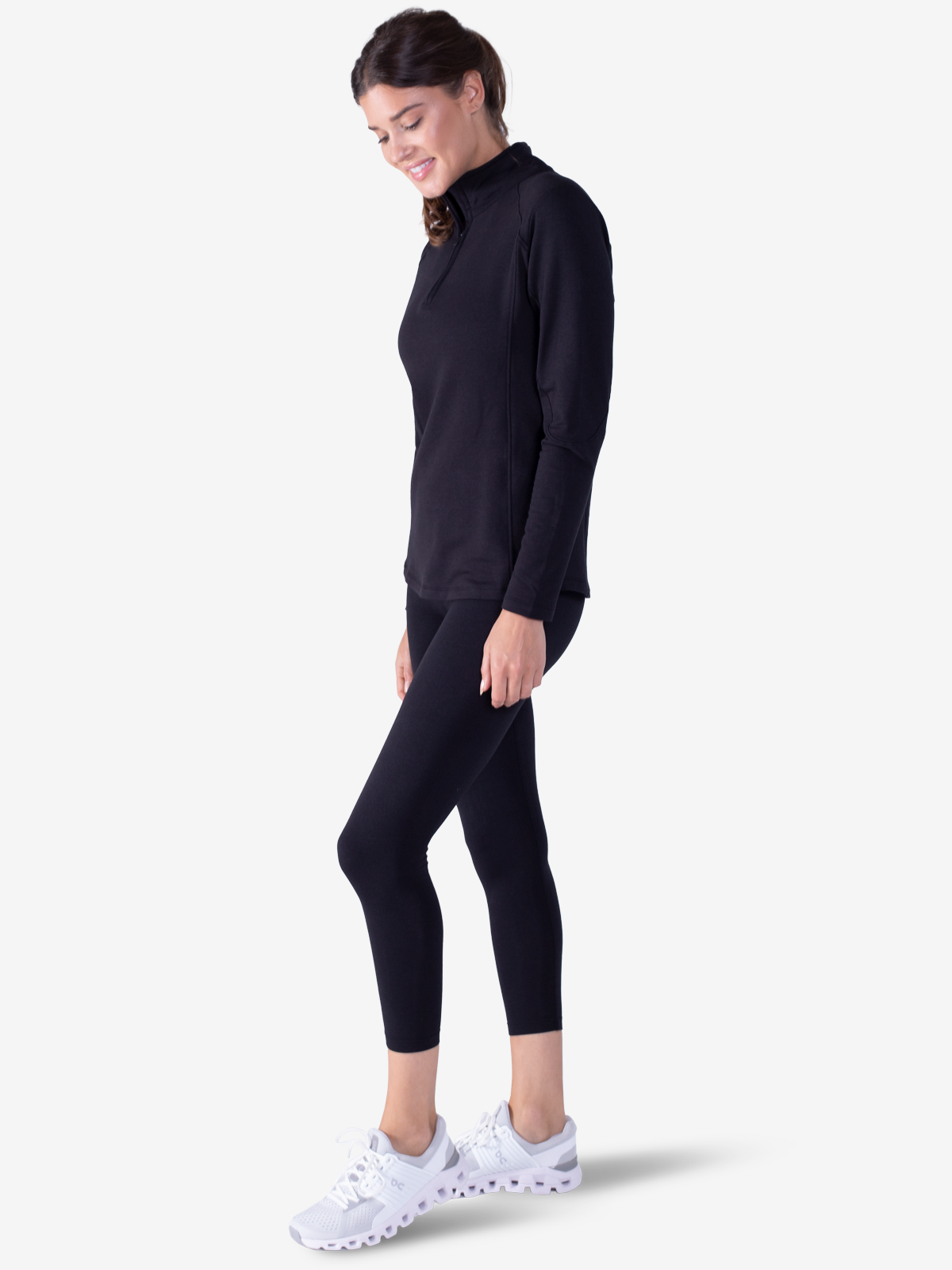 Apex Fleece Quarter Zip (Black)