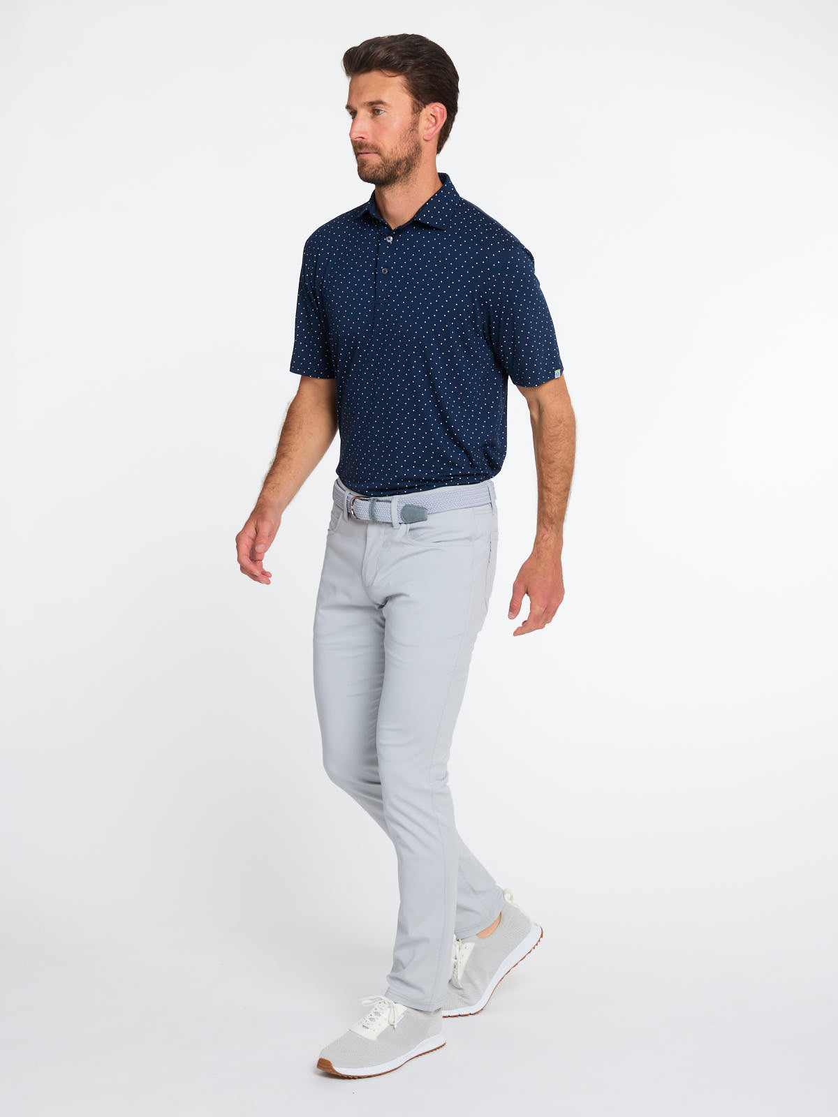 Cloud Golf Polo Ace Dot - tasc Performance (ClassicNavyAceDot)