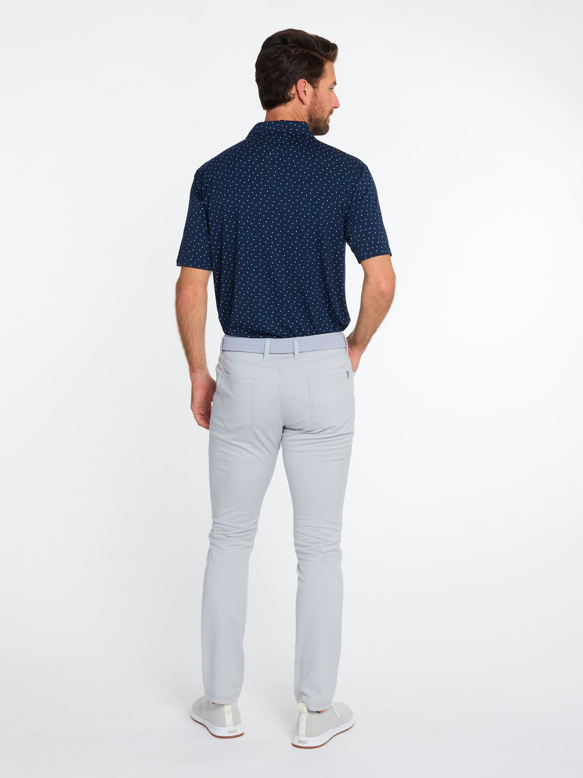 Cloud Golf Polo Ace Dot - tasc Performance (ClassicNavyAceDot)