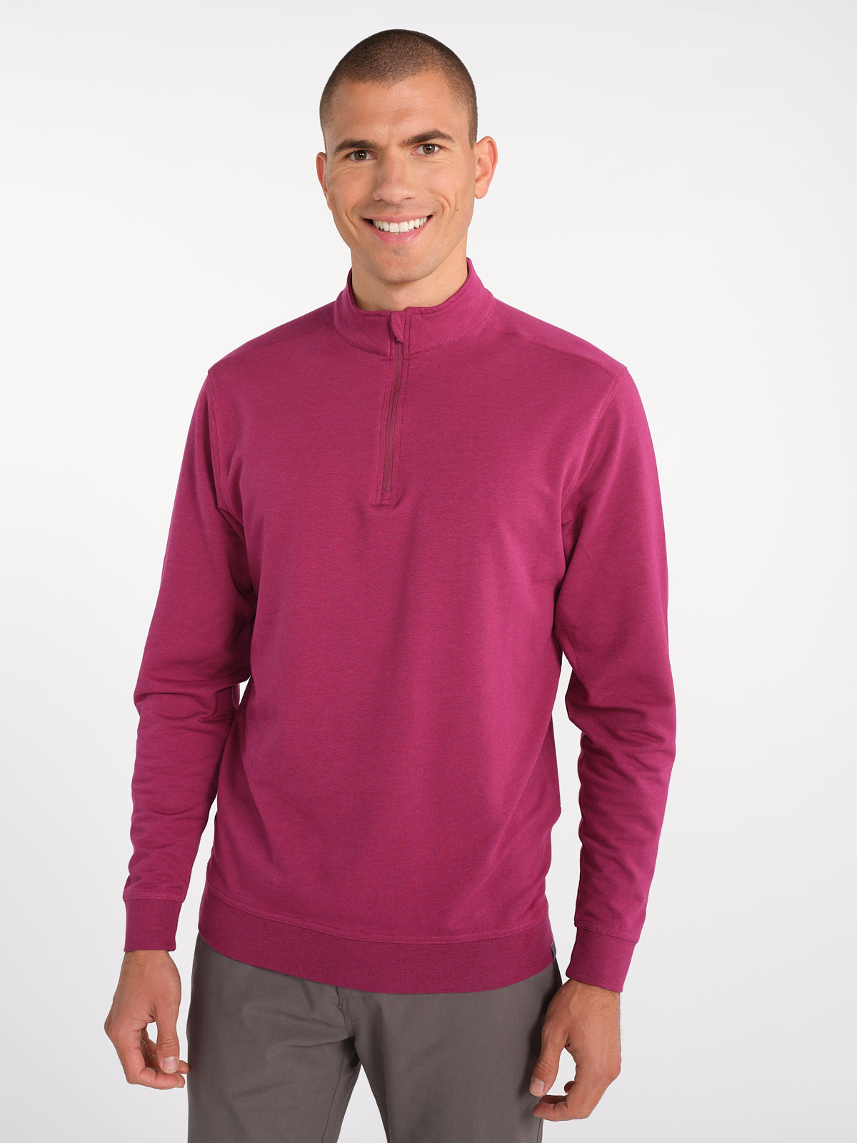 Cloud Golf Quarter Zip - tasc Performance (Mulberry)