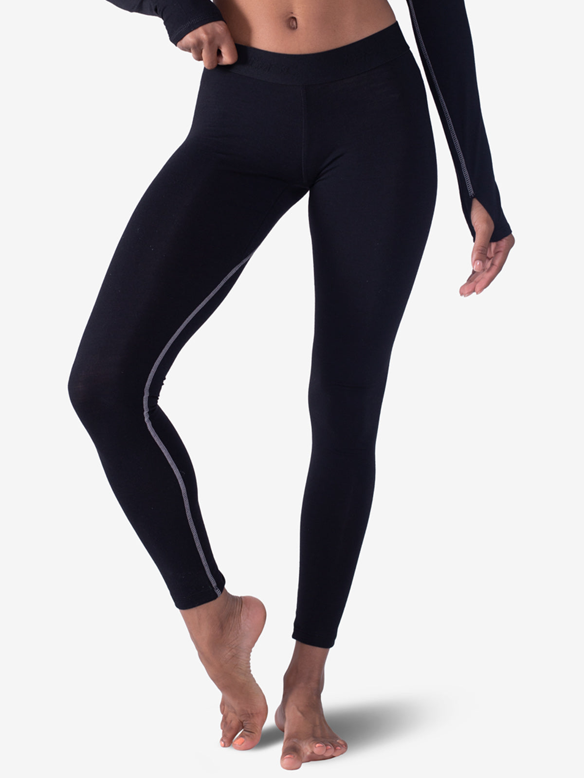 Women's Merino Fusion Base Layer Pant - tasc Performance (Black)(Kit)