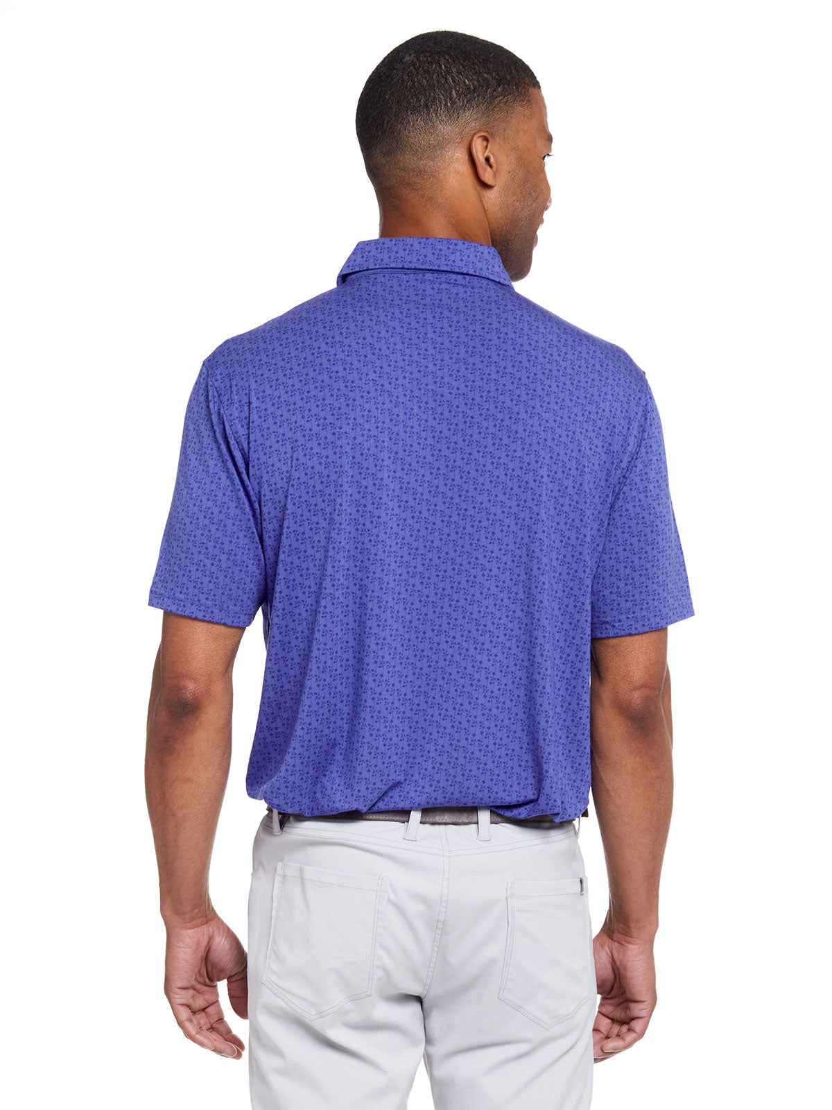 Cloud Lightweight Polo - Petals Print tasc Performance (BluePetals)