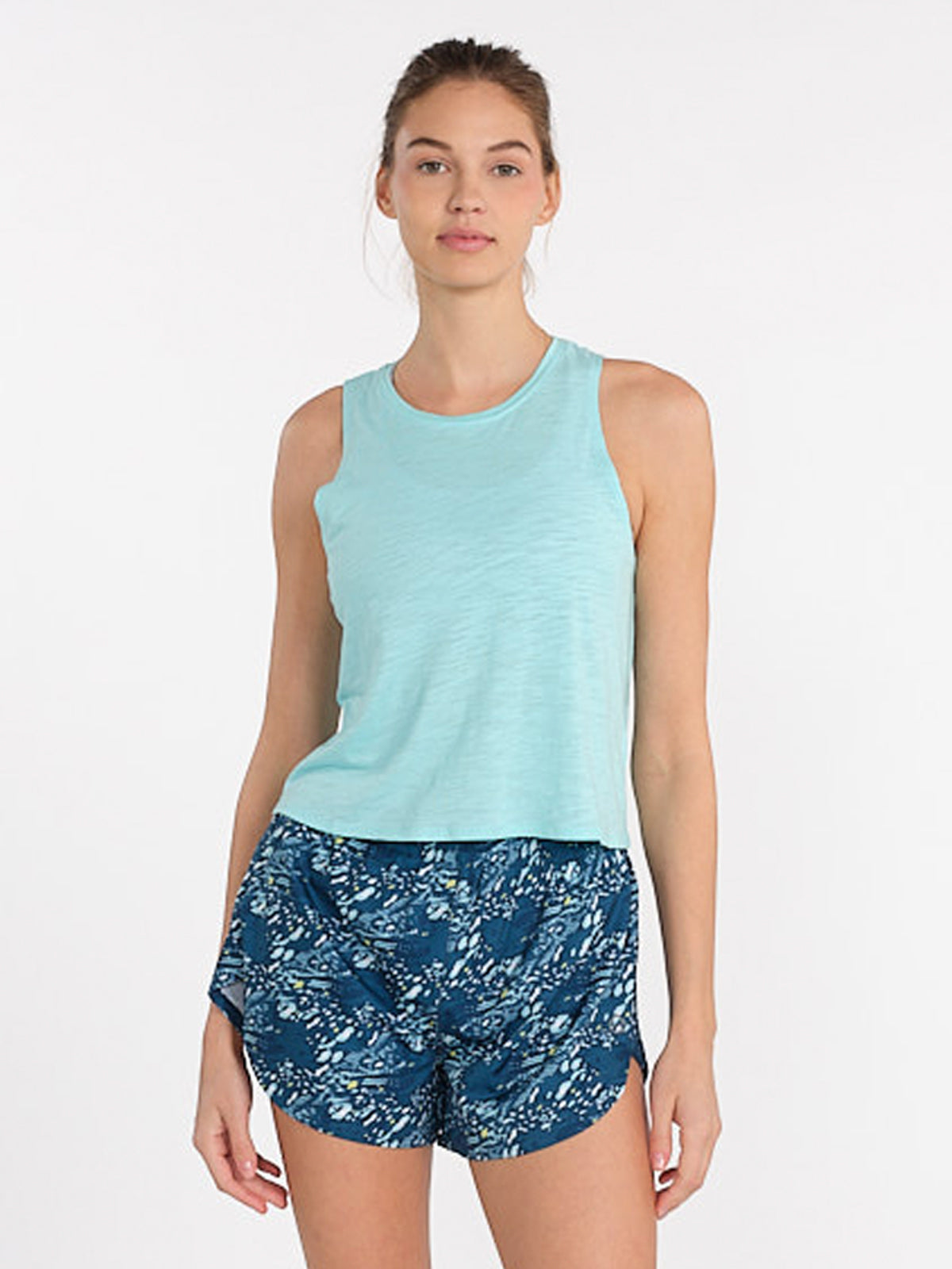 ALLways NOLA Crop Tank - tasc Performance (JoyfulBlue)