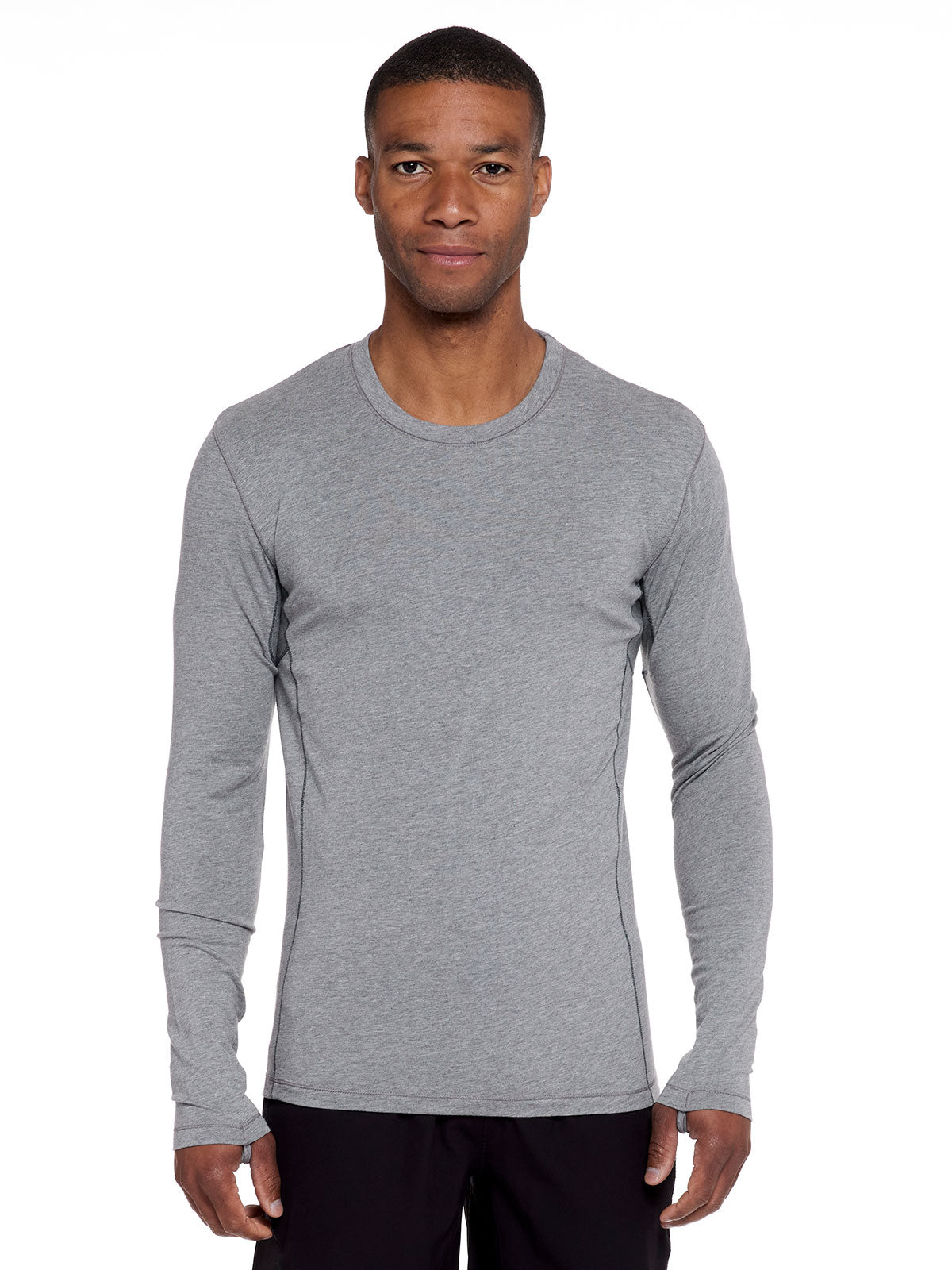 Recess Athletic Fittled Long Sleeve - tasc Performance (HeatherGray/Gunmetal)