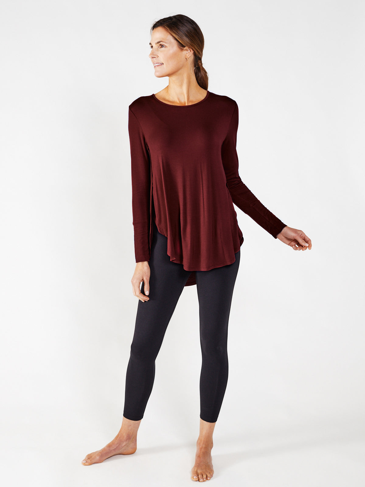 Everyday Silk Jenny LS - tasc Performance (Garnet)