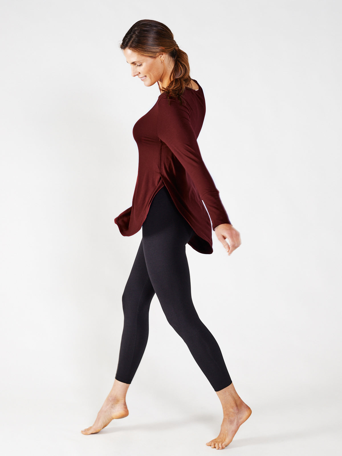 Everyday Silk Jenny LS - tasc Performance (Garnet)