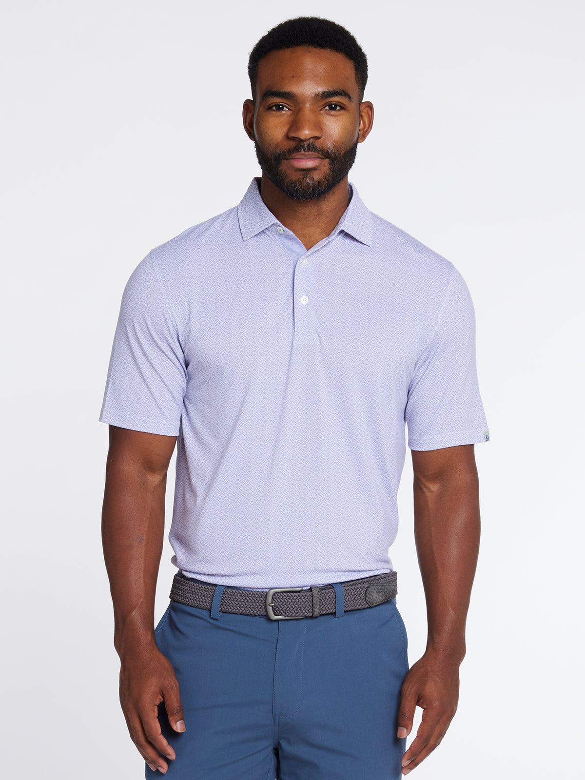 Cloud Polo - Mountain Range Print tasc performance (LavenderMountainRange)