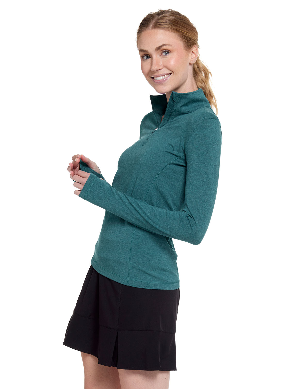 Recess Quarter Zip - tasc Performance (MallardHeather)